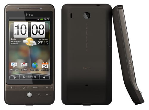 HTC - Hero - Téléphone portable 3G - Ecran tactile 3,2 - Bluetooth- mp3 - Appareil photo 5 Mpix - microSD - Marron Foncé