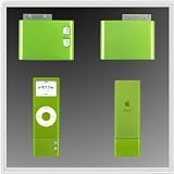 MY-Link FM TRANSMITTER FOR IPOD NANO VIDEO Green