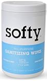 Sanitizing Wipes for Hands + Surface. 150 ct Extra Large Antibacterial Sanitizer Wipes. Alcohol-Free.
