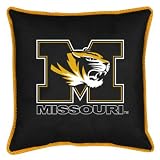 MISSOURI TIGERS OFFICIAL TEAM JERSEY TOSS PILLOW