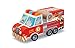 Crocodile Creek Fire Engine Truck 24 piece Jigsaw Puzzle + Vehicle Play Set