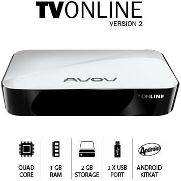 AVOV TVonline V2 Streaming Media Player: Like Roku but Android OS and Mickyhop Platform plus Kodi