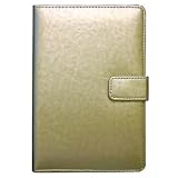 J-Tech Digital Grey Silver Synthetic Leather Amazon Kindle 2 (Fits 6" Display, Kindle 2) E-Book Reader Carrying Protective Case Cover