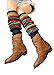 Leg Warmer, V28 Women Ladies Girl Fashion Winter Bohemian Boho Knit Crochet Long