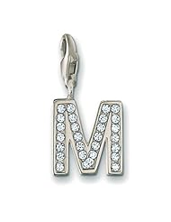 Thomas Sabo Letter "M" Charm, Sterling Silver