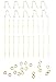 Earring Making Kit - Enough for 5 Pairs! ~ GOLD ~ FREE SHIPPING