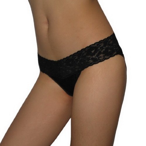 Womens B Sexy Black Mesh Lace Bikini Brief Panties Underwear