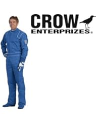 Automotive Parts and Accessories: Crow Enterprizes Quilted 2 Layer Proban Blue 1 Piece Driving Suit Size Small Sfi 5 Approved - Crow Enterprizes