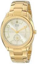Big Sale ESQ Movado Women's 07101401 esq ORIGIN tm Tonneau-Shaped Gold-Plated Watch