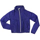 Adidas Womens Pattern Lightweight Windbreaker Jacket Indigo