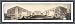 Historic Massachusetts New Harvard Medical School 1907 Panorama, Elegant Black Antique, 10x23" S-F