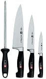 J.A. Henckels Four Star 3-Piece Starter Set with Bonus Steel