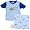 Little Me Airplane Cotton Shorty Pajamas for Infant Boys