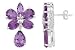 10 3/4 Carat Amethyst Sterling Silver Earrings