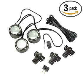 Westek ALV30RC 20-Watt Halogen Line Voltage Accent Light Kit, 3 Pack, Bronze