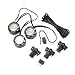 Westek ALV30RC 20-Watt Halogen Line Voltage Accent Light Kit, 3 Pack, Bronze