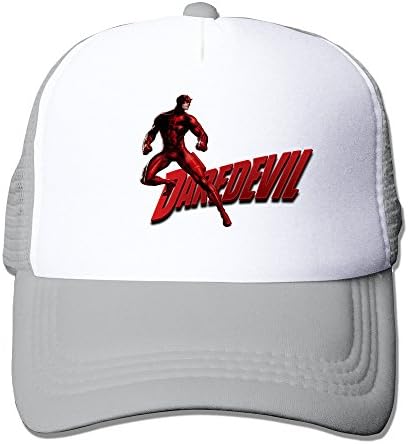 Dare Hero Devil Poster Cap Hats Mesh Back Adjustable Caps 1 Size Ash