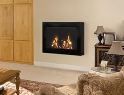 Anywhere Fireplace SoHo Model Black Wall Mount Fireplace