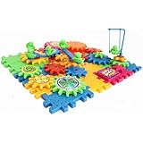 Educational Toy Gear Set - Fine Motor Skills Toys - Educational Toys for Preschool - Best Plastic Building Gears - Early Education Fine Motor Skill Development
