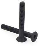 Alloy Steel Flat Hd Socket Cap Screw 10-32 Black, Nylon Patch, ASTM F835