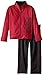 PUMA Boys' Little Tricot Track Jacket and Pant Set, Scooter Red, 6