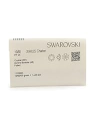 Art and Craft Supply: Swarovski 1088 3mm Crystal AB Xirius Chatons (Factory Pack of 1,440) - Swarovski