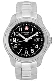 Men's Stainless Steel Black Dial