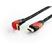 High Speed HDMI Cable with Ethernet 1.5m - with 90 degree Right Angle - Supports 3D, 4K x 2K, Audio Return Channel and full HD (Latest technology and fully backwards compatible)