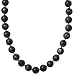 Sterling Silver 14mm Labradorite Beaded Necklace, 18"