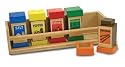 Melissa & Doug Deluxe Wooden Spice Rack Set