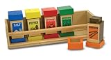 Melissa & Doug Deluxe Wooden Spice Rack Set