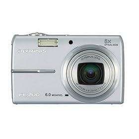Olympus FE-200 Digital Compact Camera Silver [6MP 5 X Optical Wide Angle]