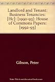 Landlord and tenant : business tenancies : a periodic review of the Landlord and Tenant Act 1954 Part II