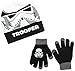 Star Wars Little Boys' Storm Trooper Cuffed Beanie and Glove Set