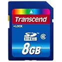 Transcend 8 GB Class 6 SDHC Flash Memory Card