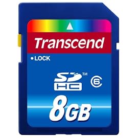 Transcend SDHCカード Class6 8GB TS8GSDHC6