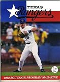 1992 Texas Rangers Souvenir Program Oakland Athletics