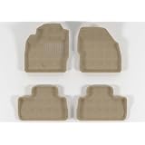 Land Rover LR2 2007-2011 KAGU Gray Black Beige 3D Floor Mats Liner Set by 3DMax