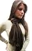 Handmade Alpaca Natural Fiber Scarf - Soft Espresso-brown (Men/women) [Apparel]