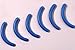 Liroyal 6 Pcs Elastic Rubber Refill Makeup Eyelash Curler Pad for Lad