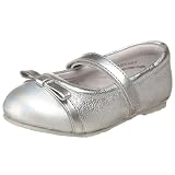 pediped Flex Penny Mary Jane (Toddler/Little Kid),Silver,20 M EU (5 M US Toddler)