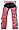 WOMENS LADIES MOTORCYCLE LEATHER CHAP FRINGED PINK 28w
