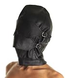 Produkt-Bild: Bondage Leder Maske mit Mund Knebel und Augenbinde