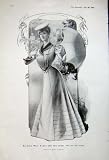 1905 Cowes Week Womens Fashion White Linen Costume