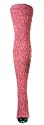 Thigh Hi Leg Warmers by KD dance - Merino Wool Boucle Rose Leg Warmers - Stretchy & Comfy - Made in America