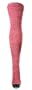 Thigh Hi Leg Warmers by KD dance, Merino Wool Boucle Rose, Stretchy & Comfy - Made in America