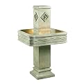 Garden Star Floor Fountain - Limestone Finish