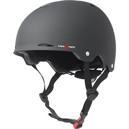Triple 8 Gotham Helmet L/Xl - Black Rubber 