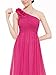 Ever Pretty Flower One Shoulder Long Bridesmaids Party Dress 08237
