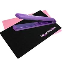 Heat Resistant Mat for use with Hair Straighteners & Curling Tongs - Black